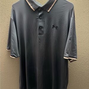 Under Armour Men's Dark Gray Polo Shirt